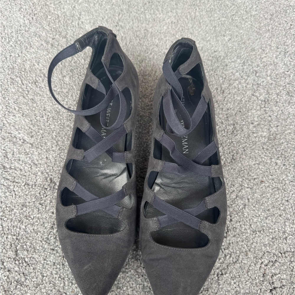 Gray Suede Women's Shoes